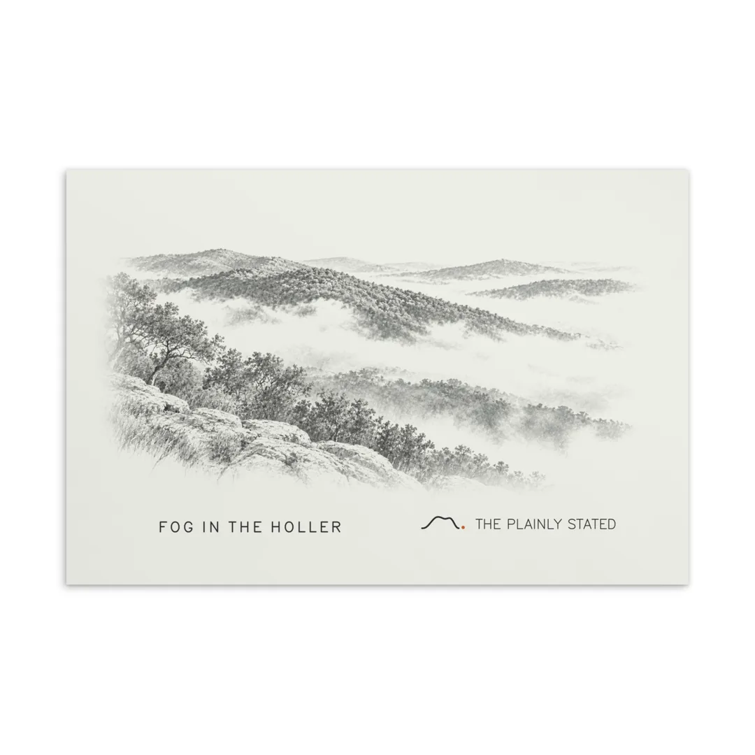 Fog in the Holler Postcard